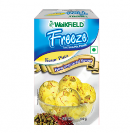 Weikfield Freeze Icecream Mix Powder Kesar Pista  Box  100 grams